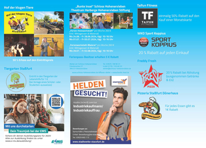 Ferienpass-Flyer