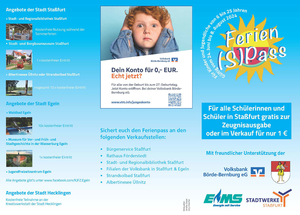 Ferienpass-Flyer