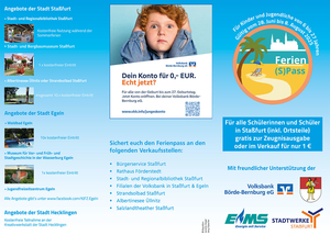 Flyer Ferienpass